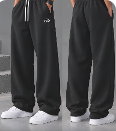 بنطلون سويت بانتس أوفر سايز قطن فاخر - Alo Sweatpants
